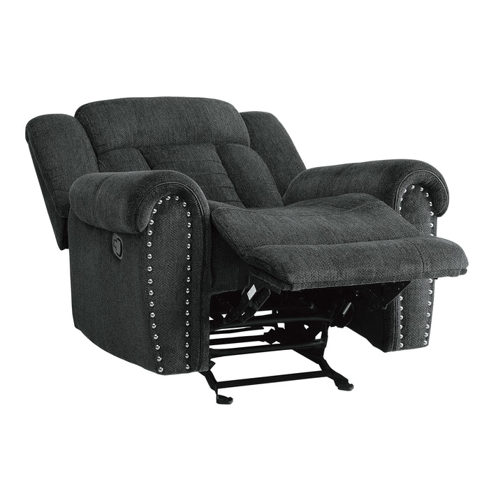 Nutmeg Glider Reclining Chair in Gray - 9901CC-1 - FAMSA Furniture (TX)