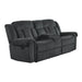 Nutmeg Double Reclining Loveseat with Center Console in Gray - 9901CC-2 - FAMSA Furniture (TX)