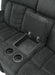 Nutmeg Double Reclining Loveseat with Center Console in Gray - 9901CC-2 - FAMSA Furniture (TX)