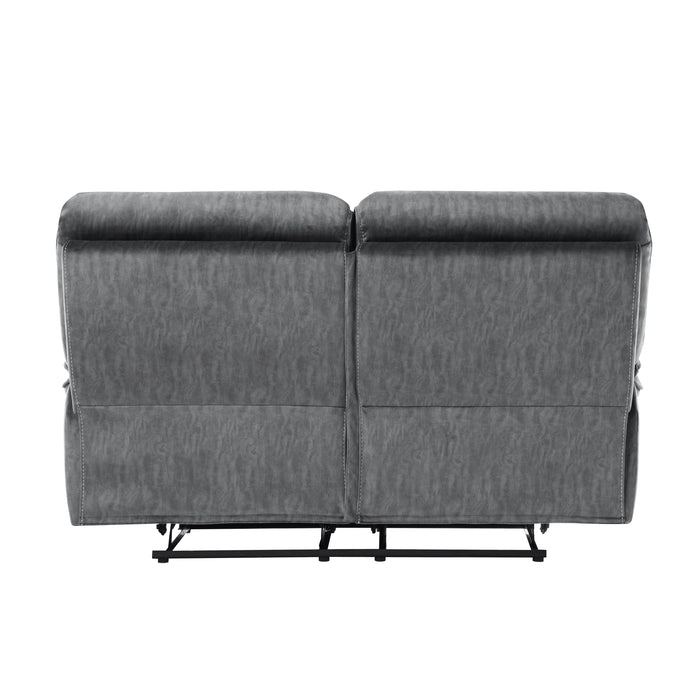 Muirfield Double Reclining Loveseat in Gray - 9913-2WC - FAMSA Furniture (TX)