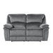 Muirfield Double Reclining Loveseat in Gray - 9913-2WC - FAMSA Furniture (TX)
