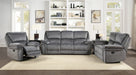 Muirfield Double Reclining Sofa in Gray - 9913-3 - FAMSA Furniture (TX)