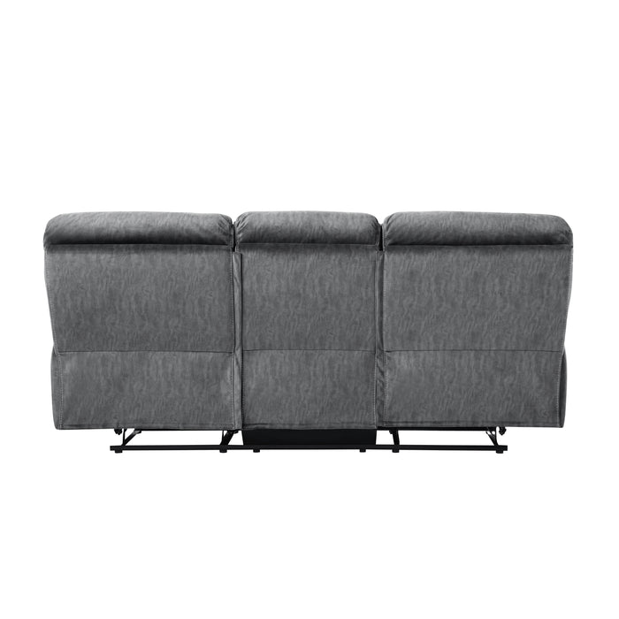 Muirfield Double Reclining Sofa in Gray - 9913-3 - FAMSA Furniture (TX)