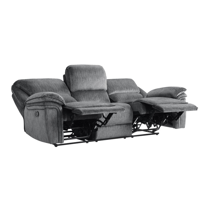 Muirfield Double Reclining Sofa in Gray - 9913-3 - FAMSA Furniture (TX)