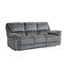Muirfield Double Reclining Sofa in Gray - 9913-3 - FAMSA Furniture (TX)