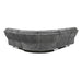 Muirfield 3-Piece Reclining Sectional with Left Console in Gray - 9913*32LCN2R - FAMSA Furniture (TX)