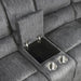 Muirfield 3-Piece Reclining Sectional with Left Console in Gray - 9913*32LCN2R - FAMSA Furniture (TX)