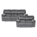 Muirfield 2pc Set: Sofa, Love in Gray - 9913*2WC - FAMSA Furniture (TX)