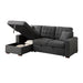 Mccafferty 2-Piece Sectional with Pull-out Bed and Left Chaise with Hidden Storage in Gray - 9916DG*2LCRL - FAMSA Furniture (TX)
