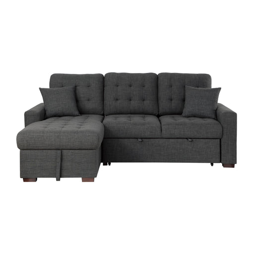Mccafferty 2-Piece Sectional with Pull-out Bed and Left Chaise with Hidden Storage in Gray - 9916DG*2LCRL - FAMSA Furniture (TX)
