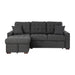 Mccafferty 2-Piece Sectional with Pull-out Bed and Left Chaise with Hidden Storage in Gray - 9916DG*2LCRL - FAMSA Furniture (TX)