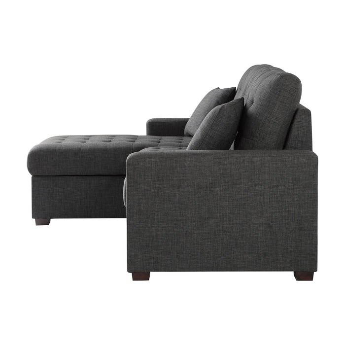 Mccafferty 2-Piece Sectional with Pull-out Bed and Left Chaise with Hidden Storage in Gray - 9916DG*2LCRL - FAMSA Furniture (TX)