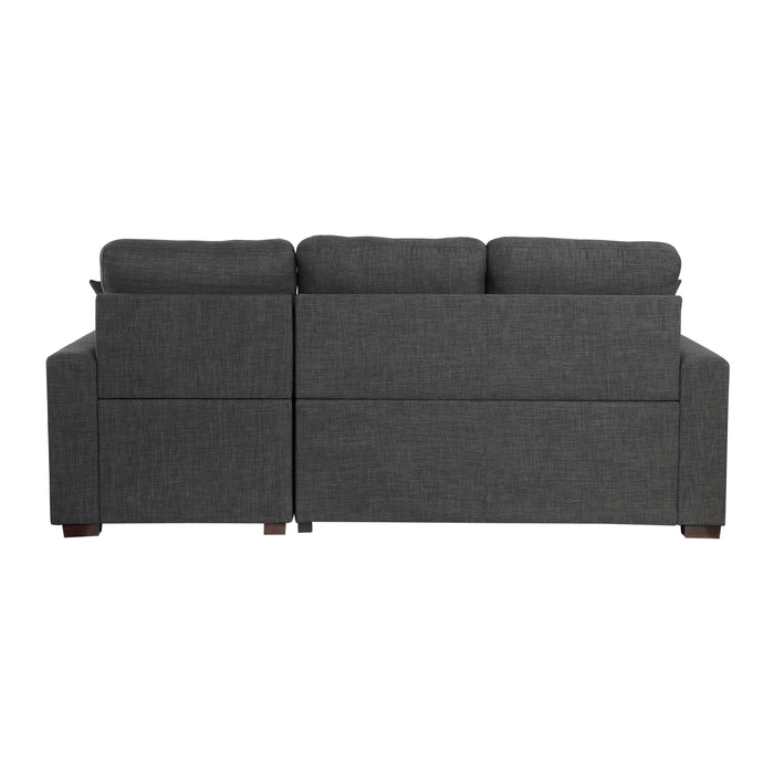 Mccafferty 2-Piece Sectional with Pull-out Bed and Right Chaise with Hidden Storage in Gray - 9916DG*SC - FAMSA Furniture (TX)