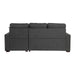 Mccafferty 2-Piece Sectional with Pull-out Bed and Right Chaise with Hidden Storage in Gray - 9916DG*SC - FAMSA Furniture (TX)
