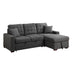 Mccafferty 2-Piece Sectional with Pull-out Bed and Right Chaise with Hidden Storage in Gray - 9916DG*SC - FAMSA Furniture (TX)