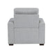 Mccafferty Chair with Pull-out Ottoman in Gray - 9916GY-1 - FAMSA Furniture (TX)