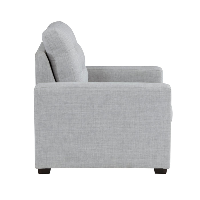 Mccafferty Chair with Pull-out Ottoman in Gray - 9916GY-1 - FAMSA Furniture (TX)