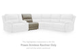 Narwhal Place Reclining Sectional with Storage Console - FAMSA Furniture (TX)