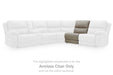 Narwhal Place Reclining Sectional with Storage Console - FAMSA Furniture (TX)