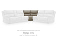Narwhal Place Reclining Sectional with Storage Console - FAMSA Furniture (TX)
