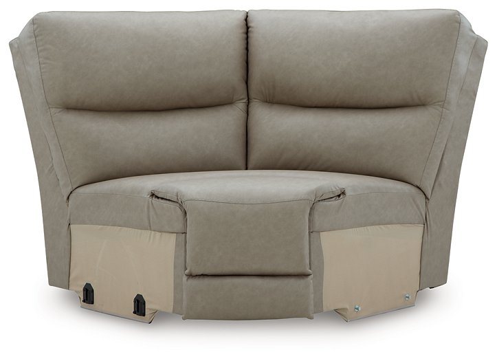 Narwhal Place Reclining Sectional with Storage Console - FAMSA Furniture (TX)