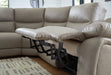 Narwhal Place Reclining Sectional with Storage Console - FAMSA Furniture (TX)