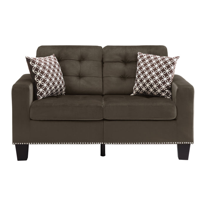 Lantana 2pc Set: Sofa, Love in Brown - 9957CH*2 - FAMSA Furniture (TX)