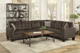 Lantana 2-Piece Reversible Sectional in Brown - 9957CH*SC - FAMSA Furniture (TX)