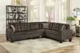 Lantana 2-Piece Reversible Sectional in Brown - 9957CH*SC - FAMSA Furniture (TX)