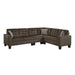 Lantana 2-Piece Reversible Sectional in Brown - 9957CH*SC - FAMSA Furniture (TX)