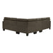 Lantana 2-Piece Reversible Sectional in Brown - 9957CH*SC - FAMSA Furniture (TX)