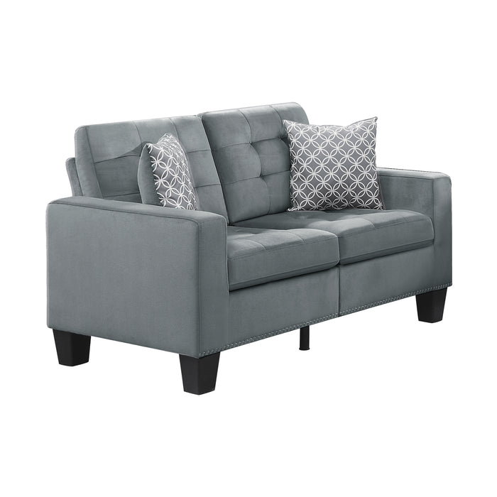 Lantana Loveseat in Gray - 9957GY-2 - FAMSA Furniture (TX)