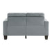 Lantana Loveseat in Gray - 9957GY-2 - FAMSA Furniture (TX)