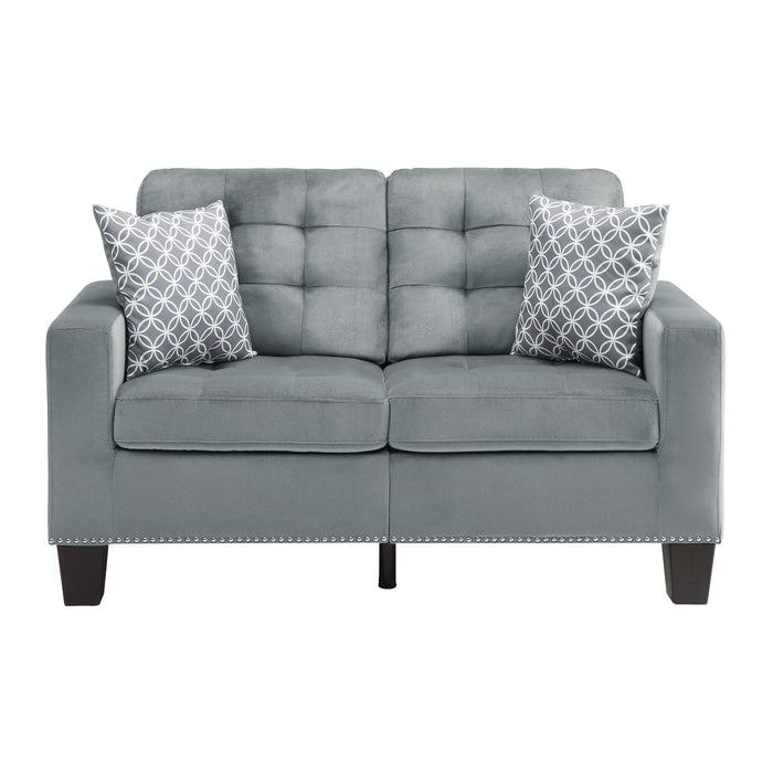 Lantana 2pc Set: Sofa, Love in Gray - 9957GY*2 - FAMSA Furniture (TX)
