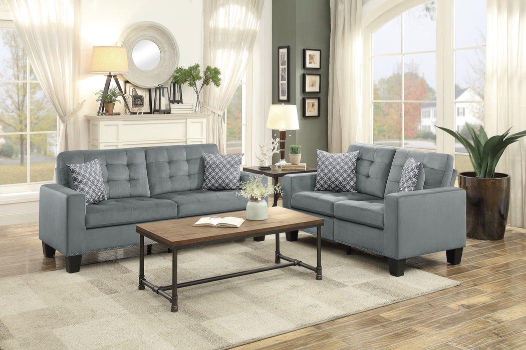 Lantana Sofa in Gray - 9957GY-3 - FAMSA Furniture (TX)