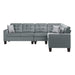 Lantana 2-Piece Reversible Sectional in Gray - 9957GY*SC - FAMSA Furniture (TX)