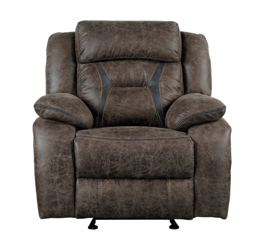Madrona Hill Glider Reclining Chair in Brown - 9989DB-1 - FAMSA Furniture (TX)