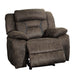 Madrona Hill Glider Reclining Chair in Brown - 9989DB-1 - FAMSA Furniture (TX)