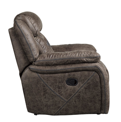 Madrona Hill Glider Reclining Chair in Brown - 9989DB-1 - FAMSA Furniture (TX)