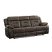 Madrona Hill 2pc Set: Sofa, Love in Brown - 9989DB*2 - FAMSA Furniture (TX)