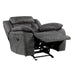 Madrona Hill Glider Reclining Chair in Gray - 9989GY-1 - FAMSA Furniture (TX)