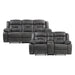 Madrona Hill 2pc Set: Sofa, Love in Gray - 9989GY*2 - FAMSA Furniture (TX)