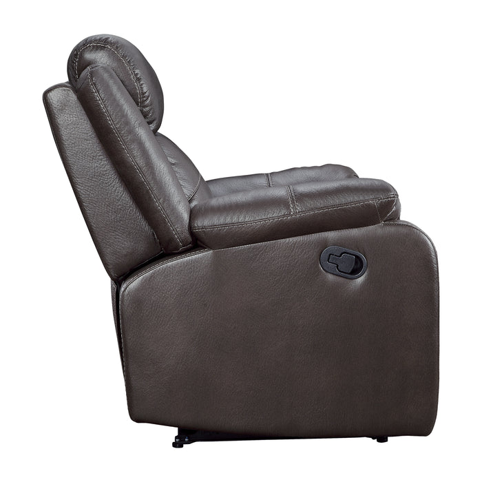 Yerba Lay Flat Reclining Chair in Brown - 9990DB-1 - FAMSA Furniture (TX)