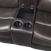 Yerba Double Lay Flat Reclining Loveseat with Center Console in Brown - 9990DB-2 - FAMSA Furniture (TX)