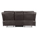 Yerba Double Lay Flat Reclining Sofa with Center Drop-Down Cup Holders in Brown - 9990DB-3 - FAMSA Furniture (TX)