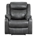 Yerba Lay Flat Reclining Chair in Gray - 9990GY-1 - FAMSA Furniture (TX)
