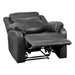 Yerba Lay Flat Reclining Chair in Gray - 9990GY-1 - FAMSA Furniture (TX)