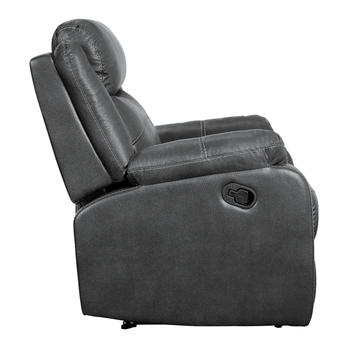 Yerba Lay Flat Reclining Chair in Gray - 9990GY-1 - FAMSA Furniture (TX)