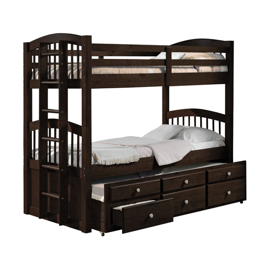 Micah Bunk Bed (T/T) w/Trundle & Storage - Image 2