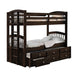 Micah Bunk Bed (T/T) w/Trundle & Storage - Image 2